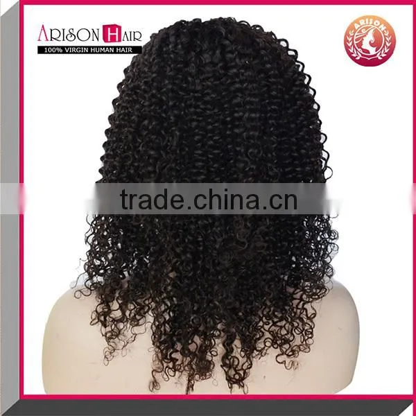 Indian Remy Hair U Part Wig,Afro Curly Hair Wig For Black Women photo-2