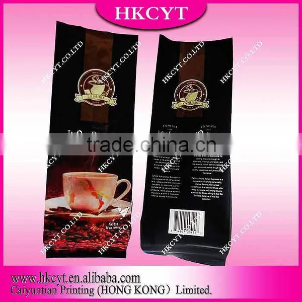 Different Size Colorful Cellophane Cheap Plastic Side Gusset Coffee Beans Bags photo-4