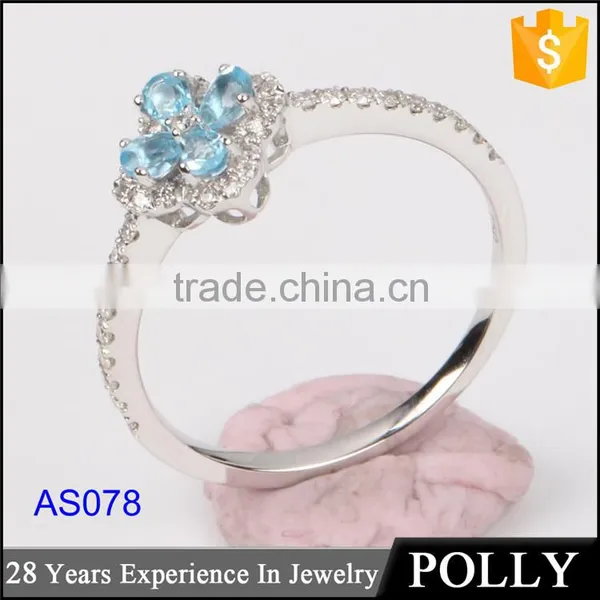 Crystal Ring Jewelry Manufactuers and White Gold Plating Ring, Fashion Jewelry White Gold Ring photo-2