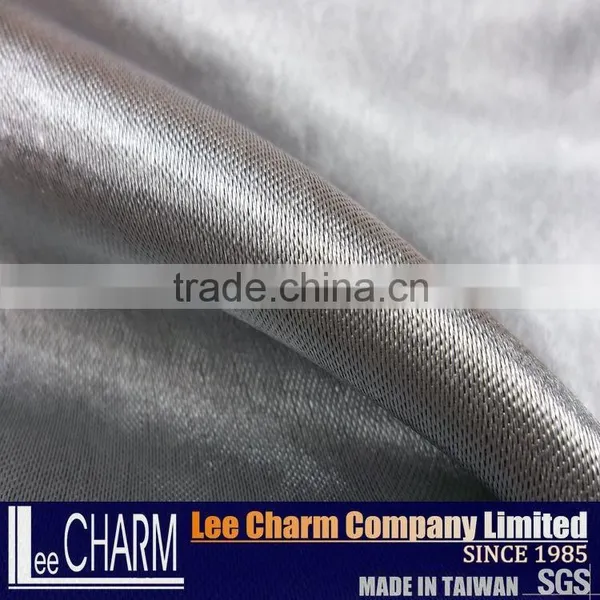 Quality Polyester Satin Glimmer Thick Fabric for Curtain photo-3