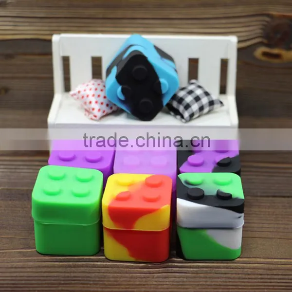 Square 9ml Silicone Container Bho Extracts Silicone Dab Jar Silicone Oil Container photo-4