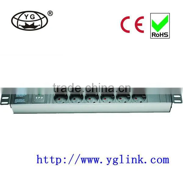 German Pdu With Surge Protection for Cabinet