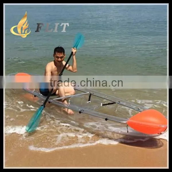 Wholesale Plastic Canoe Ocean Transparent Kayak photo-5