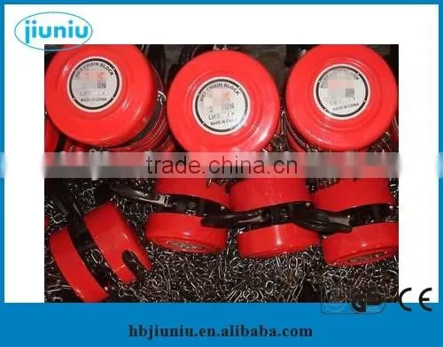 Colorful Snatch Block Chain Manual Chain Block, Chain Pulley Block Mechanism photo-6