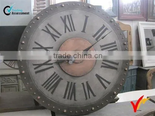 Big 79cm Diameter Metal Decorative Wall Clock photo-3
