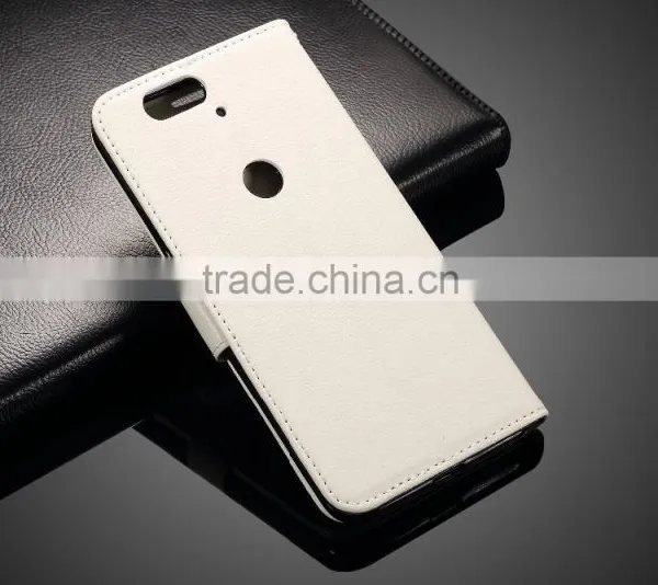 MMT Litchi Grain Card Holder Case For Huawei 6P With Buckle Leather Wallet Case With PC Back Cover MT-4928 photo-3