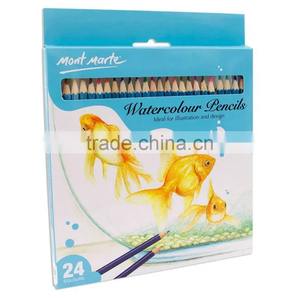 Mont Marte Watercolour Pencils 24pce photo-3