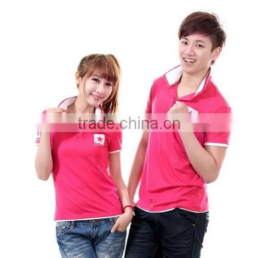 Wholesale Cute Couple Polo Shirt Design photo-3