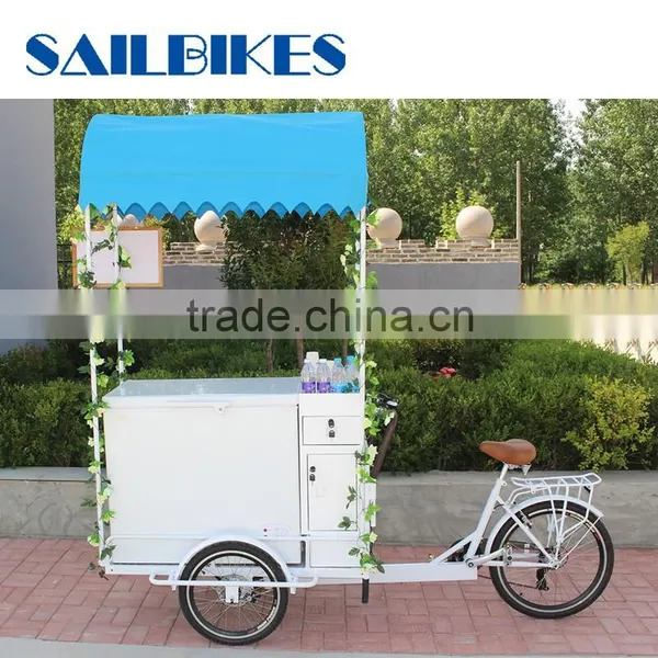 Mini Mobile Ice Cream Cart and Ice Cream Bike for Sale photo-3