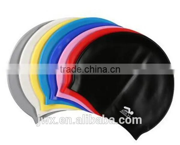 Elastic Silicone Swim Cap Protects Your Hair Comfortable Silicone Cap photo-2