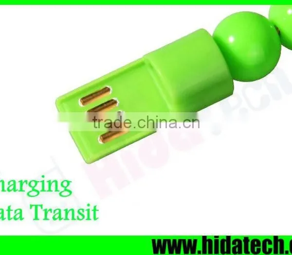 2015 New Charger Cable Buddha Beads Usb Charging Cable Date Cable for Iphone 5 Iphone 6 photo-4