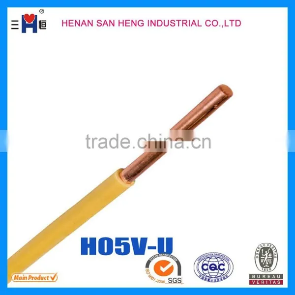 H07V-U,H07V-R,H07V-K 2.5 ,4 ,6mm2 Copper Conductor 70C PVC Insulated Electric Wire photo-2