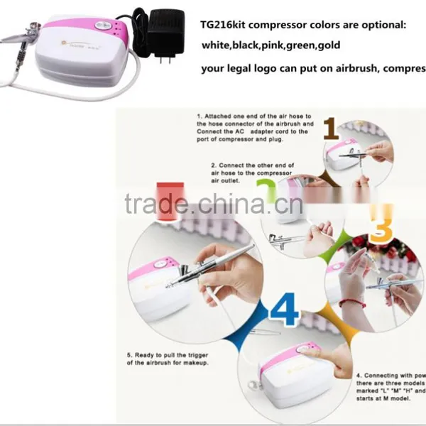 Tagore High Quality Airbrush Makeup and Airbrush Make up Kit photo-6