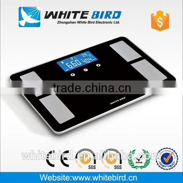 150kg LCD Electronic Digital Tempered Glass Body Fat Analyzer Scale photo-2