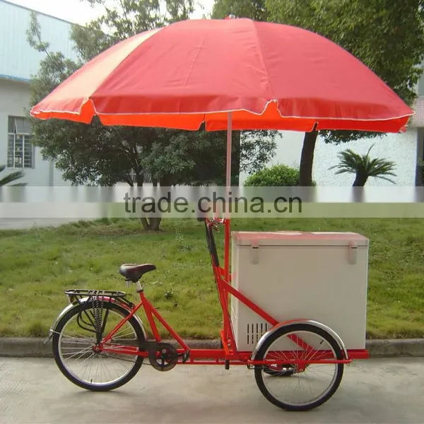 Backward KINGBIKE Cargo Bikes, Bicycle Backward Cargo Tricycle, Ice Cream Tricycle photo-5
