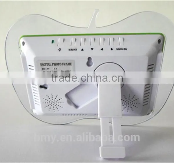 7 Inch Gift Digital Photo Frame Alarm Clock MP3 MP4 Movie Player Quality Choice photo-4