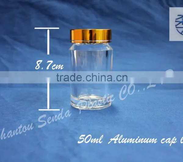 50ml Aluminum Bottle, Aluminum Powder Bottles With Screw Cap, Aluminum Powder Bottles