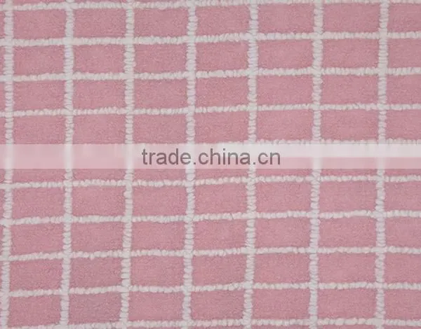 Bright Yellow Checks Jacquard Wool Acrylic Blend Fabric for Coat photo-3