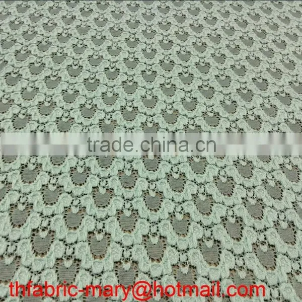 Tianhua 8823 Knitting Type 100% Polyester Lace Fabric for Evening Dress photo-2