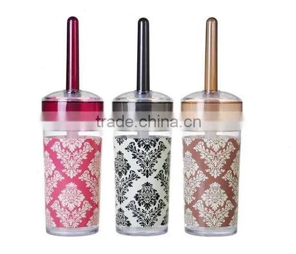 Unique Bathroom Accessories Plastic Bronze Toilet Brushes photo-4