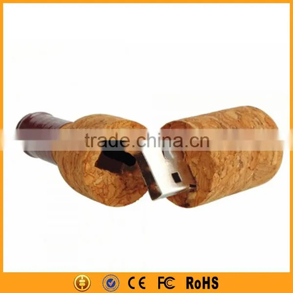 Gift Products Wooden Bulk Wine Bottle Usb Flash Drive 64gb With Logo photo-2
