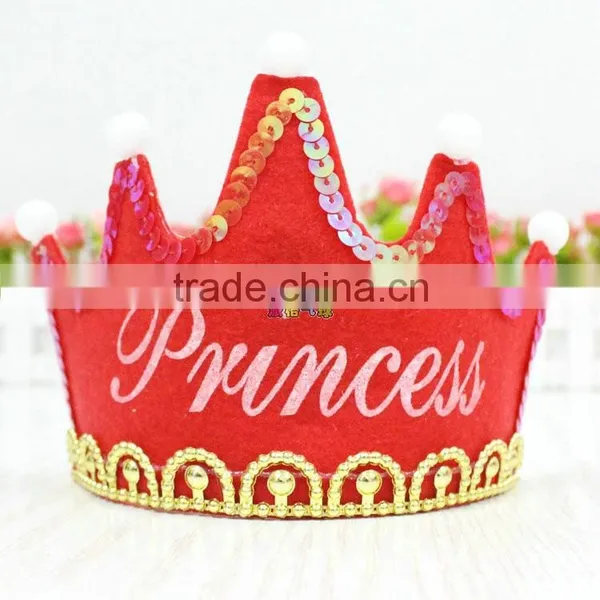 LED Light Party Birthday Glow Flash King Princess King Headband Hat photo-4