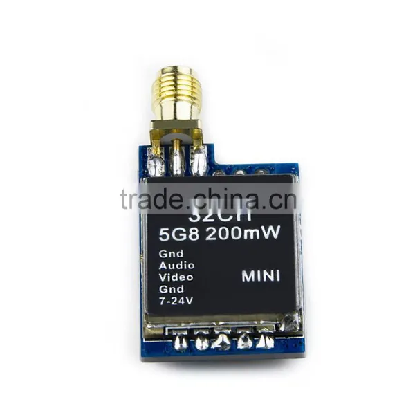TS5823 Ultra-mini 5.8GHz 200mW 32 Channel FPV Wireless AV Transmitter photo-2