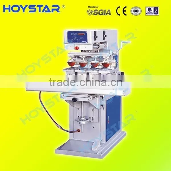 Safety Helmet Four Color Tampo Printing Machine