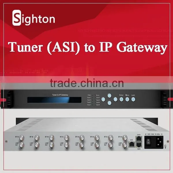 DVB to IP Gateway;Tuner to Demodulator Decoder for IPTV System