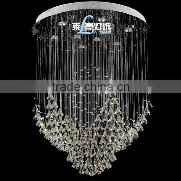 Modern Acrylic Crystal Diamond Chandelier Lustre Boul Diamant 92034 photo-2
