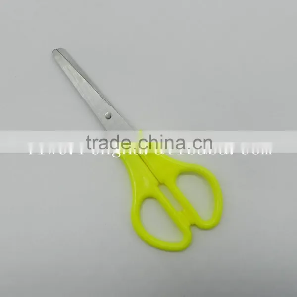 The Hot Sale Children Student Paper Cutting Scissors 2016 New Style Readily Flowery Scissor