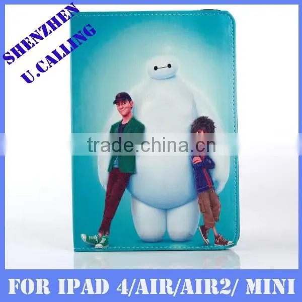 Baymax Leather Cover For IPad Mini, For IPad Mini Cartoon Baymax Leather Cover photo-4