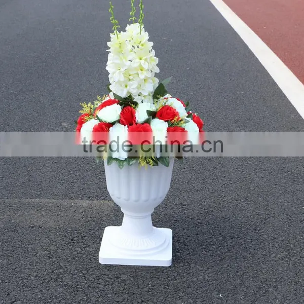 Wedding Hotel Decorative Flower Vase Flower Pillar Customized Flower Wedding Stage Decoration photo-5
