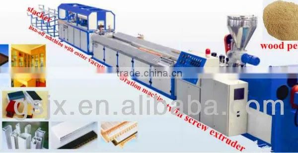 PE WPC PVC Ceiling Panel Extruder Machinery