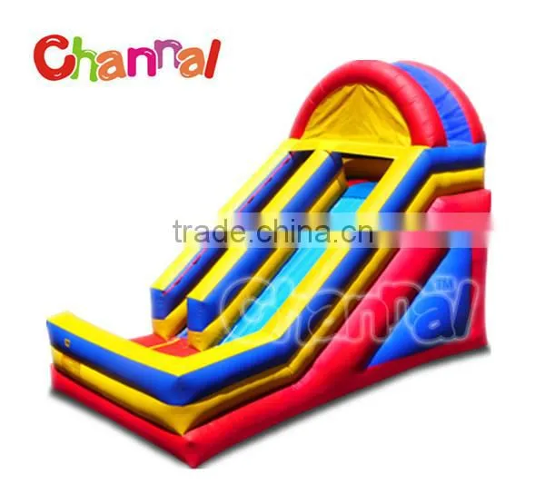 New Design Durable Double Lane Inflatable Colorful Slides photo-2