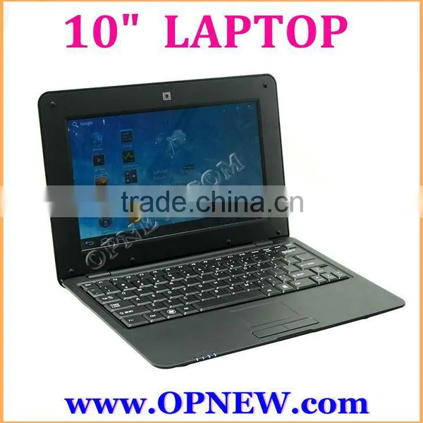 OPNEW Cheap 10" Laptop WM 8880 Dual Core 1.5GHz Android 4.4 NETBOOK ,NOTEBOOK Ebook With Wifi Camera Hdm RJ45 Usb Port photo-2