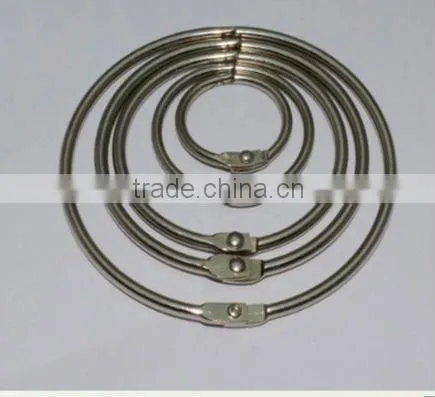 Metal Silver Book Ring/ Album Ring/Card Ring