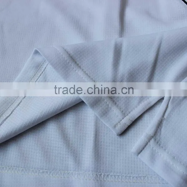Sports Wear Fabric 100% Polyester White Fast Dry Polo Shirt Polo t Shirt China Factory photo-5