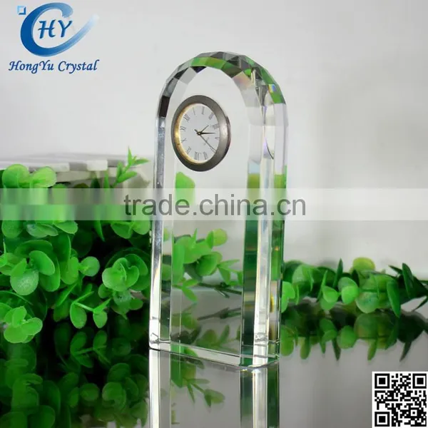 Cheap Simple Transparent Crystal Table Clock photo-4