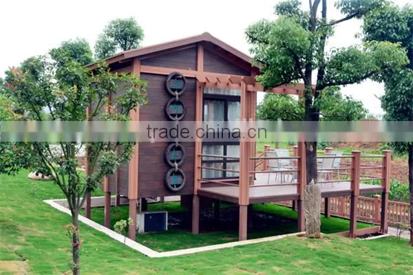 FRSTECH WPC STOCK CO LTD Waterproof Tiny House 12 Square Meter Waterproof Anti-UV Stylish WPC House Indian Red Sandalwood photo-2