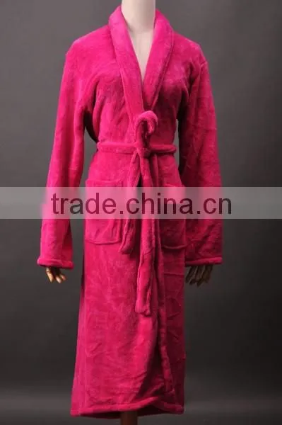 Custom Made 100% Polyester Bath Robe photo-2