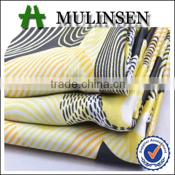 Mulinsen Textile Fabric Manufacturer for Garment Satin Cheap Textile Printing