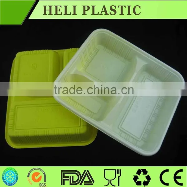 Disposable Plastic Food Container for Restaurant Takeout Box