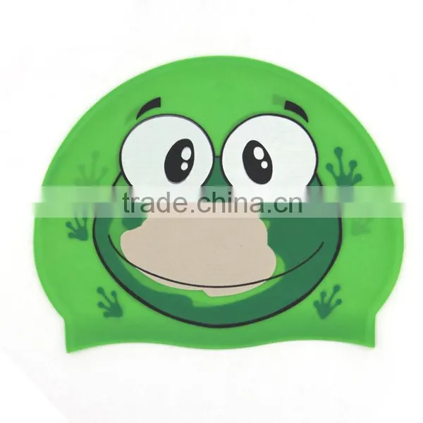 Summer Diving Promotional KID Swimming Cap, Animals Printing Swimming Cap., Child Silicon Swimming Cap photo-4