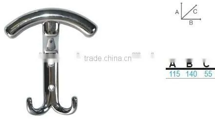 Wholesale Zamak Coat Hook,double Coat Hook,toilet Coat Hook photo-3