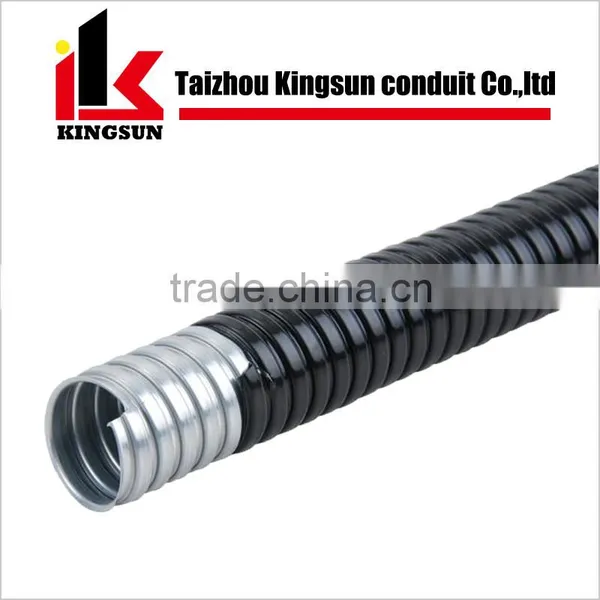 Black Color PVC Plastic Coated Metal Flexible Pipes photo-6