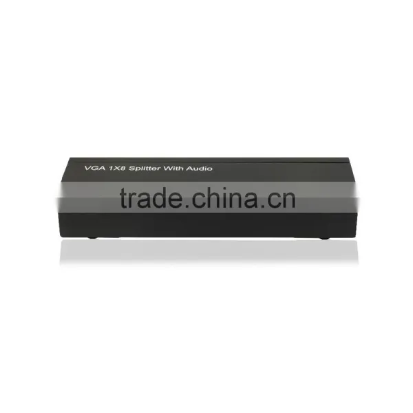 New Premium 1080p Vga Splitter 1 Input 8 Output With 3.5mm Audio for Hot Video Player photo-3