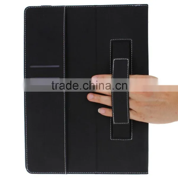Wholesale Price Super Quality Card Slots Black Handheld Leather Cover for Ipad Pro 9.6 Inch photo-3