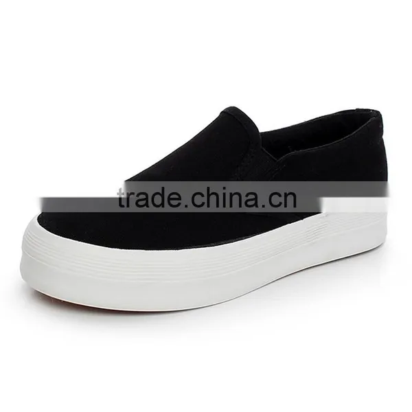 Plus Size 35-40 Flat Platform Shoes Woman Flat Canvas Lazy Shoes Female Fashion Trifle Thick Crust Shoes Footwear Women Shoes photo-3