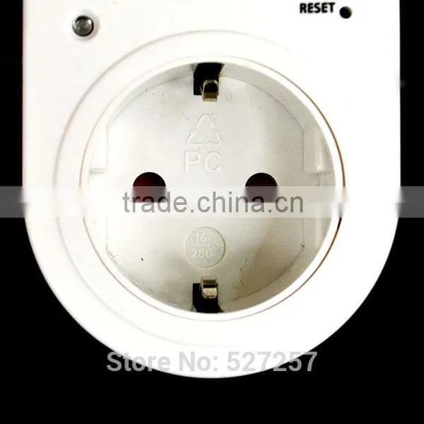 12/24 Hours Digital Plug-in Timer Programmable EU Plug Socket Switch photo-2